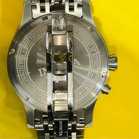 Vintage GMT Silver Invicta Watch Model 12228 - Picture 5 of 10